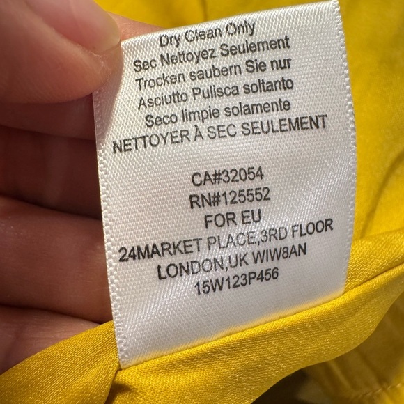 Dolan Mustard Yellow Maxi Dress XS boho bohemian summer - Picture 4 of 8